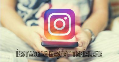 İnstagram Keşfet Temizleme