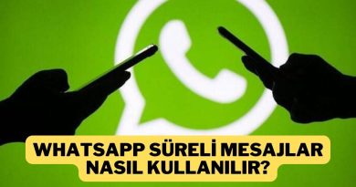 WhatsApp Süreli Mesaj Gönderme
