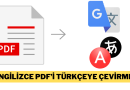 İngilizce PDF Türkçeye Nasıl Çevrilir?