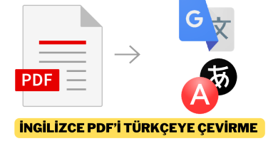 İngilizce PDF Türkçeye Nasıl Çevrilir?