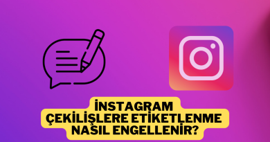 İnstagram Çekilişlere Etiketlenme Engelleme
