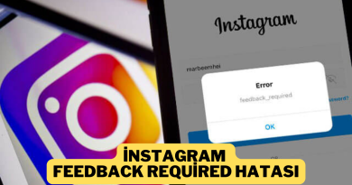 İnstagram Feedback Required Hatası - Çözüm
