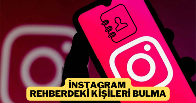 İnstagram Rehberdeki Kişiler Nasıl Bulunur?